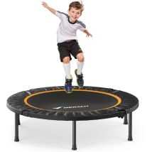 MERACH Klappbares Fitness-Trampolin Ø102 cm – Bungee-Rebounder, leise & robust, bis 150 kg, Ohne Griff