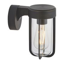 Benevento Applique d'extérieur finition bronze brossé et verre transparent IP44 - Merano