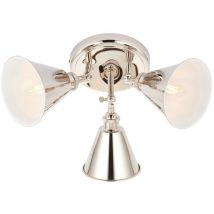 Merano - Brescia Round Spotlight, Bright Nickel Plate