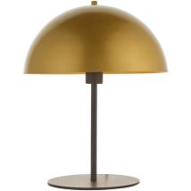 Merano - Nuoro Lampe de Table Doré Doux & Peinture Effet Bronze Foncé