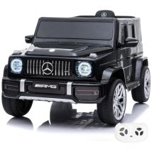 Mercedes G63 AMG Elektrofahrzeug 12V für Kinder 1-5 Jahre – mit Bluetooth, LED-Scheinwerfer, 30 kg Tragfähigkeit – 90 Minuten Fahrzeit