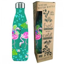 Botella isotérmica Enesco flamenco – 7.3 x 6.2 x 6.2 cm – Perfecta para postres y golosinas