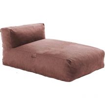 Oviala - Méridienne pour salon de jardin modulable terracotta - Mixi