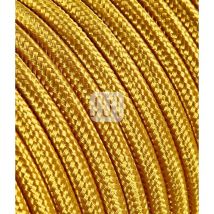 Merlotti 20330 Cavo Elettrico Rotondo H03VV-F 2x0.75, Oro, 3 m
