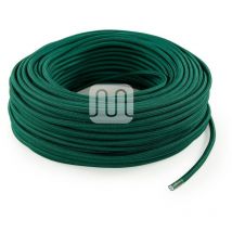 Cavo Elettrico Tessile Tondo -Petrolio To76 3mt Merlotti