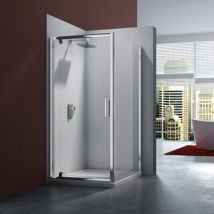 6 Series Pivot Shower Door in 4 Sizes, 700mm - Merlyn