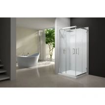 Merlyn - 6 Series Corner Shower Door // 2 Sizes 800mm 900mm, 800-With Tray
