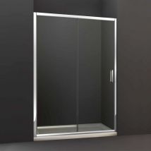 8 Series Sliding Shower Door with Tray Option, 1500-With Tray - Merlyn