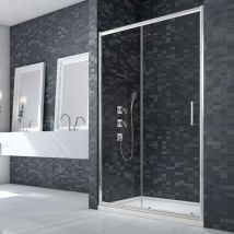 Ionic Essence Framed Sliding Shower Door 1200mm Wide - 8mm Glass - Merlyn