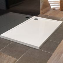 Ionic Touchstone Rectangular Shower Tray 1300mm x 800mm - White - Merlyn