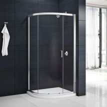 Merlyn - mbox One Door Quadrant Shower Cubicle Enclosure 900mm 800mm 1000mm, 800 x 800mm