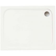 MStone Rectangular Shower Tray with Waste 900mm x 760mm - Stone Resin - Merlyn