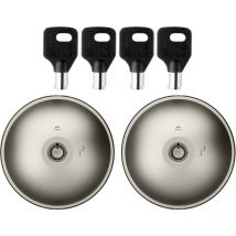 Lot de 2 serrures antivol utilitaires Meroni UFO2 double