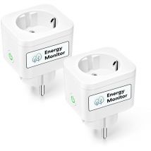 Meross Presa Smart Bluetooth con Monitoraggio Consumi, Presa Intelligenti 16A, Presa WiFi Schuko Compatibile con Alexa, Google Home e SmartThings,