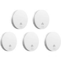 Rilevatore di Fumo, Allarme Antincendio con Batteria Da 10 Anni, Allarme Antincendio Compatibile con La Camera Da Letto con Funzione Muto e Autotest,