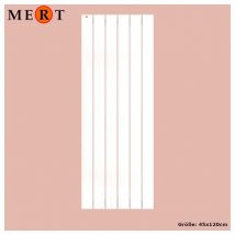 Badheizkörper teo weiß, 45 x 120 cm, 1 Regal links - Weiss