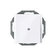 Merten - 296325 SYSTÈME m plaque centrale de sortie de câble blanc brillant