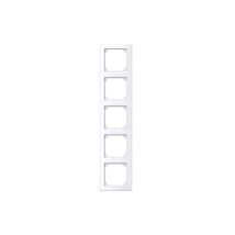 478525 CADRE m-smart pour 5 PRISES blanc brillant - Merten