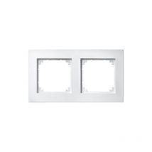 486219 plaques de finition m-plan, 2 poste, blanc mat - Merten