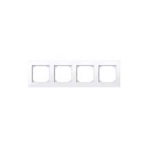 515425 M-PLAN cache pour 4 PRISES blanc brillant - Merten