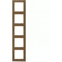 Merten Abdeckrahmen 5-fach Eiche / aktiv weiß – 378 mm – 90 mm – Kunststoff – IP20 – Matt