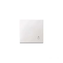 Interrupteur à bascule avec étiquetage lumière, système m blanc polaire, MEG33020419 MEG3302-0419 - Merten