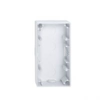 Merten - m-smart M1 ARTEC octocolour MEG4024-1425 BOÎTIER en saillie pour 2 PRISES blanc brillant
