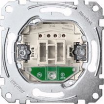 Merten Meg3102-0000 Aus-kontrollschalter-einsatz, 2-polig, 10 Ax, Ac 250 V, Steckklemmen