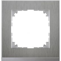 M-Pure Decor-Rahmen, 1fach, Edelstahl/aluminium, M-Pure Decor MEG4010-3646 - Merten