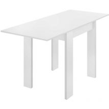 DKT - Mesa cocina Rila extensible acabado Blanco 77/ 79CM(Alto) 67/134 CM(Ancho)67CM(Fondo). .