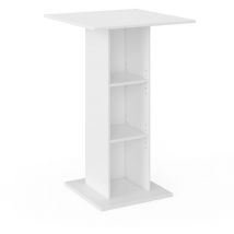 Vicco - Mesa de bar Rodeo, Blanco, 70 x 70 cm