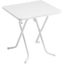 Alco - mesa plegable R22B 70X70 cm blanca