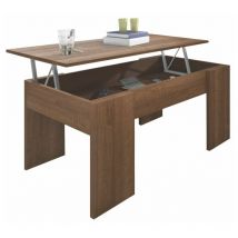 Mesa de centro elevable Gala Nogal 90cm (ancho) x 45,3cm (alto)