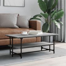 Vidaxl - Mesa de centro,Mesa de café madera contrachapada gris Sonoma 100x50x40 cm