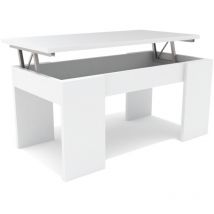 Dormidan - Mesa De Centro Elevable Mc-4 - Blanco