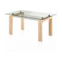 Duehome - Mesa de comedor Lou Cambria 90cm (ancho) x 75cm (alto)