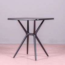 Nest Dream - Mesa de plástico cuadrada - Dream - Negro - Negro