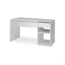 Topkit - Mesa de Escritorio Burgos 5014 Mesa de Ordenador Grande Escritorio con Cajon Medidas: 74x140x50 cm blanco