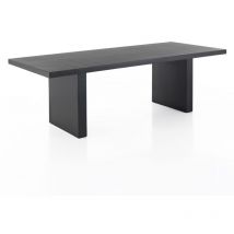 Oresteluchetta - Mesa de exterior en resina cemento cm. Al.77 x P.100 x L.240