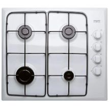 Frionor - Mesa de gas de cuatro quemadores blanca 580 x 510 mm