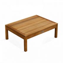 Mesa de jardín de madera de 80 x 60 x 30 cm Maupiti