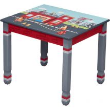 Mesa de madera Lil Fire Fighters de Fantasy Fields para niños TD-12514A1