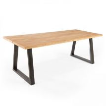 Oviala - Mesa de comedor de madera de 200 x 95 x 75 cm- 200 x 95 x 75 cm