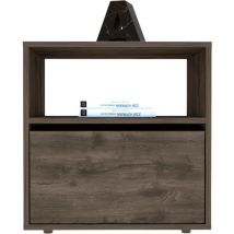 Tuhome Concept - Mesa de Noche Galanto, con una puerta