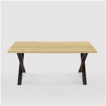 Mbtic - Mesa de salón modelo Circe acabado haya. 180cm(ancho) 77cm(altura) 90cm(fondo)