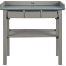 Esschert Design - Banco de trabajo de jardín gris CF29G