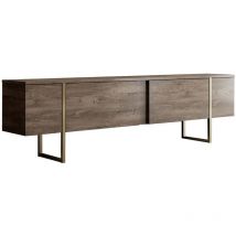 Cotecosy - Mueble tv 2 puertas abatibles L180 cm - luxe