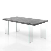 Oresteluchetta - Mesa en paneles de fibra de madera cm. Al.75 x P.90 x L.180