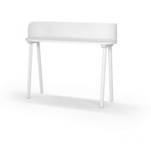 Herdasa - Mesa estudio Mod-634 acabado en color blanco, 40 x 120 x 95 cm (fondo x ancho x alto)