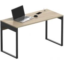 Ptarch - Mesa Estudio Nexus acabado roble cambrian, 76cm(alto) 135cm(ancho) 60cm(fondo).